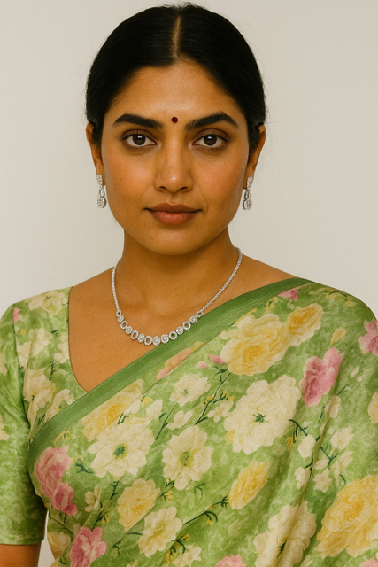Silk Malai Crepe Saree with Unstitched Blouse – Soft Elegance & Luxurious Drape