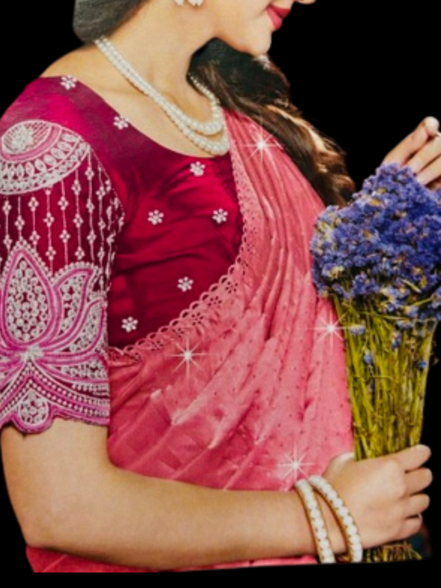 Satin Silk Plain Designer Saree with Designer Unstitched Blouse – Elegant Minimalism with a Statement Touch