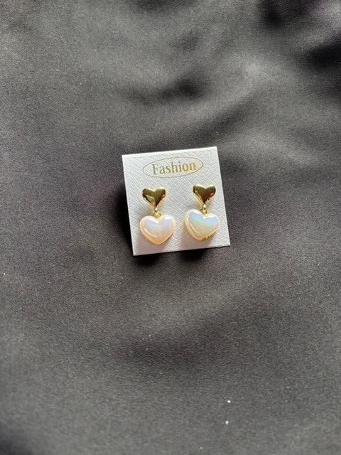 Anti-Tarnish Heart Shape Studs